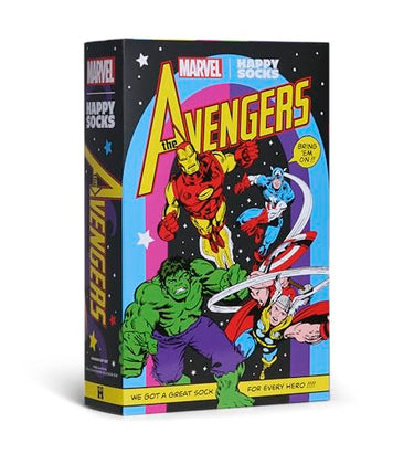 Happy Socks Exklusive Marvel™ Avengers – 6er-Pack Geschenksets für Alle – im Sale